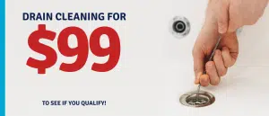 $99 DRAIN CLEANING IN KING AND PIERCE COUNTY