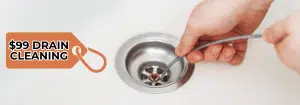 $99 drain cleaning
