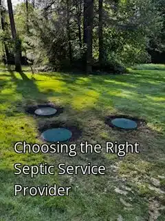 Choosing the Right Septic Service Provider