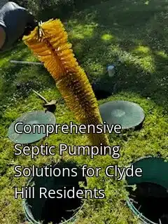 Comprehensive Septic Pumping Solutions for Clyde Hill Residents