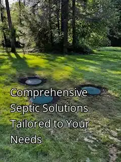 Comprehensive Septic Solutions Tailored to Your Needs