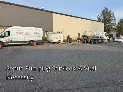 Septic Pumping Services: A Vital Necessity