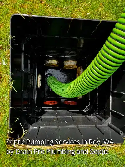 Septic Pumping Services in Roy, WA by Drain Pro Plumbing and Septic