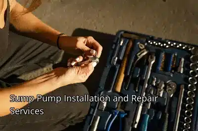 Sump Pump Installation and Repair Services