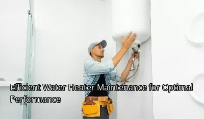 Efficient Water Heater Maintenance for Optimal Performance Efficient Water Heater Maintenance for Optimal Performance