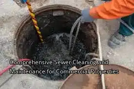 Comprehensive Sewer Cleaning and Maintenance for Commercial Properties Comprehensive Sewer Cleaning and Maintenance for Commercial Properties