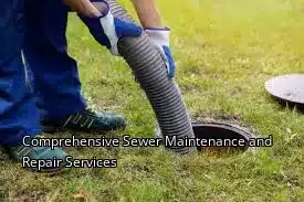 Comprehensive Sewer Maintenance and Repair Services Comprehensive Sewer Maintenance and Repair Services