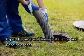 Expert Commercial Sewer Installation and Repair Services Expert Commercial Sewer Installation and Repair Services