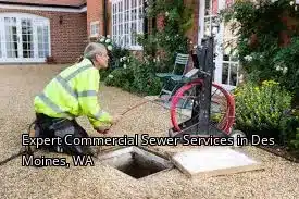 Expert Commercial Sewer Services in Des Moines, WA
