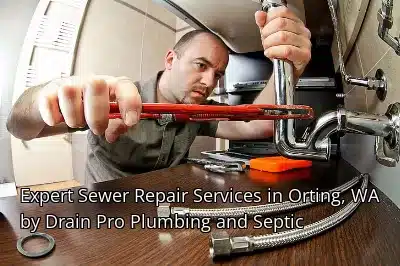 Expert Sewer Repair Services in Orting, WA by Drain Pro Plumbing and Septic Expert Sewer Repair Services in Orting, WA by Drain Pro Plumbing and Septic
