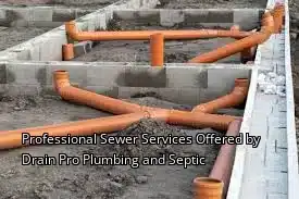 Professional Sewer Services Offered by Drain Pro Plumbing and Septic Professional Sewer Services Offered by Drain Pro Plumbing and Septic