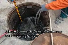 Reliable Commercial Sewer Maintenance and Emergency Services Reliable Commercial Sewer Maintenance and Emergency Services