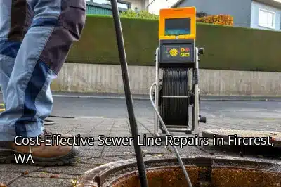 Cost-Effective Sewer Line Repairs in Fircrest, WA Cost-Effective Sewer Line Repairs in Fircrest, WA