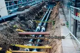 Expert Residential Sewer Line Repair Services in North Bend, WA Expert Residential Sewer Line Repair Services in North Bend, WA