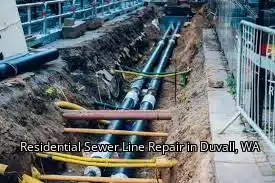 Residential Sewer Line Repair in Duvall, WA Residential Sewer Line Repair in Duvall, WA
