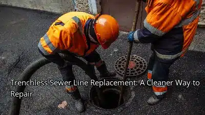 Trenchless Sewer Line Replacement: A Cleaner Way to Repair Trenchless Sewer Line Replacement: A Cleaner Way to Repair