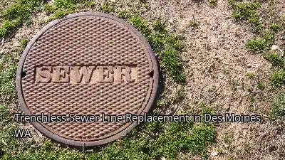 Trenchless Sewer Line Replacement in Des Moines, WA Trenchless Sewer Line Replacement in Des Moines, WA