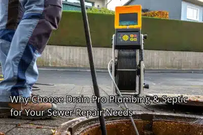 Why Choose Drain Pro Plumbing & Septic for Your Sewer Repair Needs Why Choose Drain Pro Plumbing & Septic for Your Sewer Repair Needs